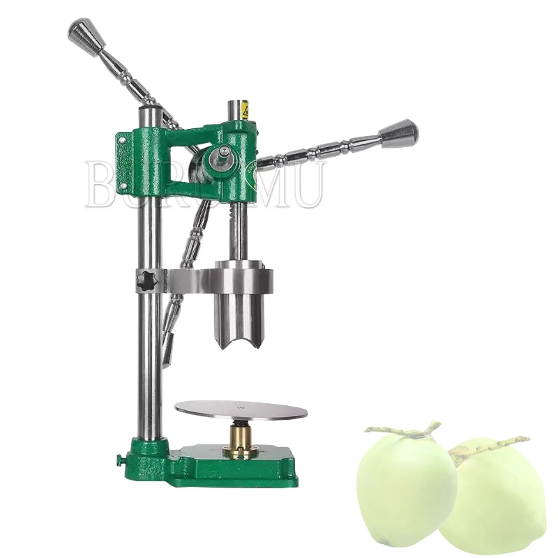 

Manual Coconut Opener Stainless Steel Coconut Punching Machine Young Coconut Driller Save Effort Drilling Hole for Coco Milk