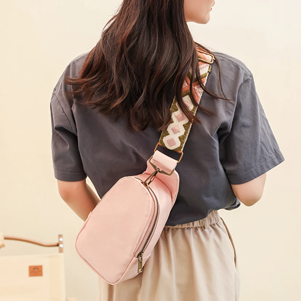 Women Chest Bag Small Sling Bags Fanny Pack Fashion Leather Waist Bags Multifunctional Phone Waist Pouch Shopping Holder