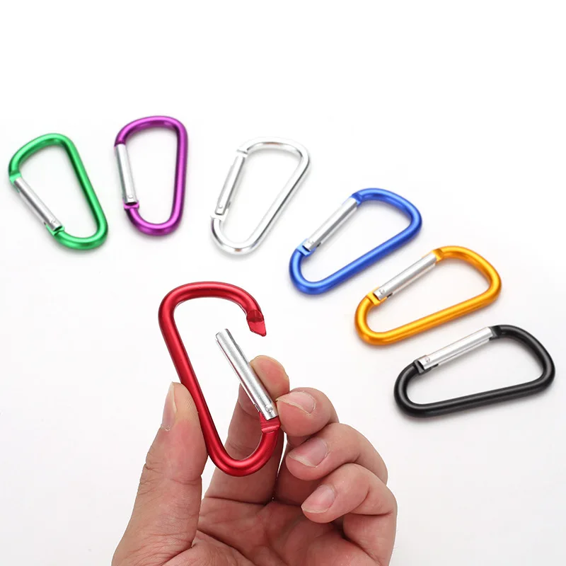 

Professional Carabiner D-type Aluminum Alloy Carabiner Hook sSafety Lock Outdoor Mountaineering Equipment Accessories Buckle