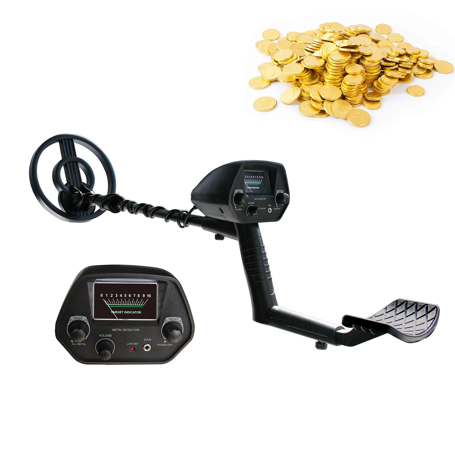 

Metal Detector Underground Gold Detector GTX5030 Pinpointer Metal Length Adjustable Treasure Hunter Seeker Detectors Gold Finder