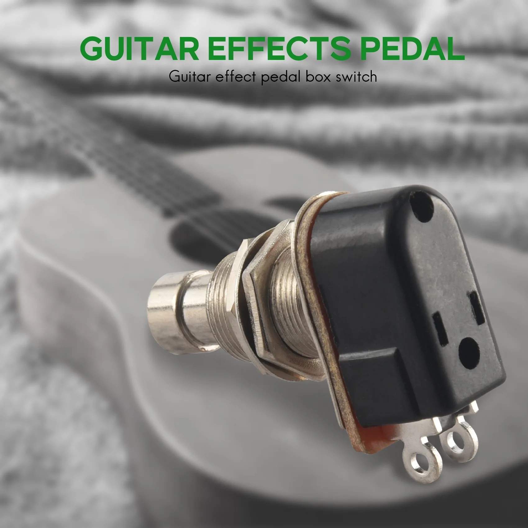 Коробка педалей эффектов для гитары мгновенная кнопка SPST ножного переключателя