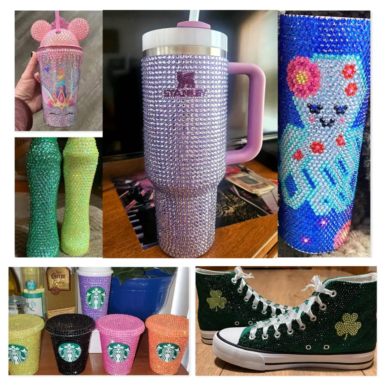 Стразы BLINGINBOX Bling 2028 зеленые без горячей фиксации