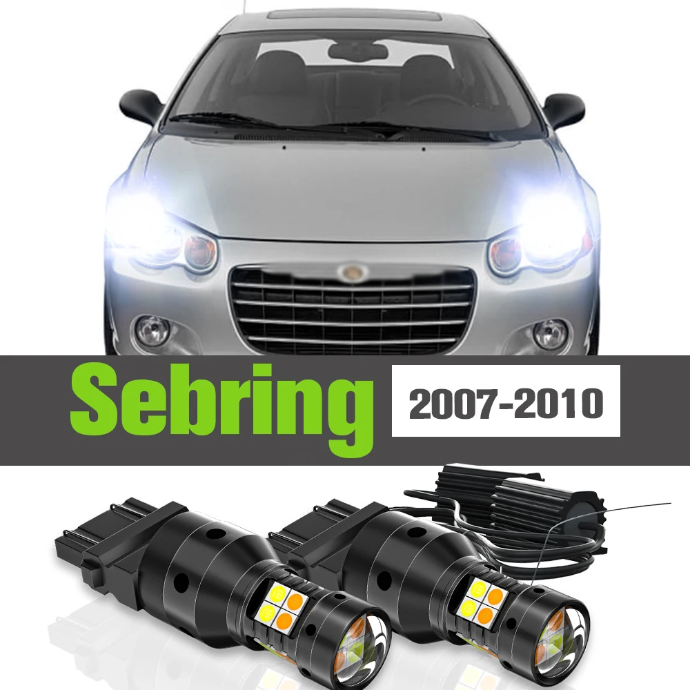 

2x LED Dual Mode Turn Signal+Parking Light Accessories Lamp For Chrysler Sebring 2007-2010 2008 2009