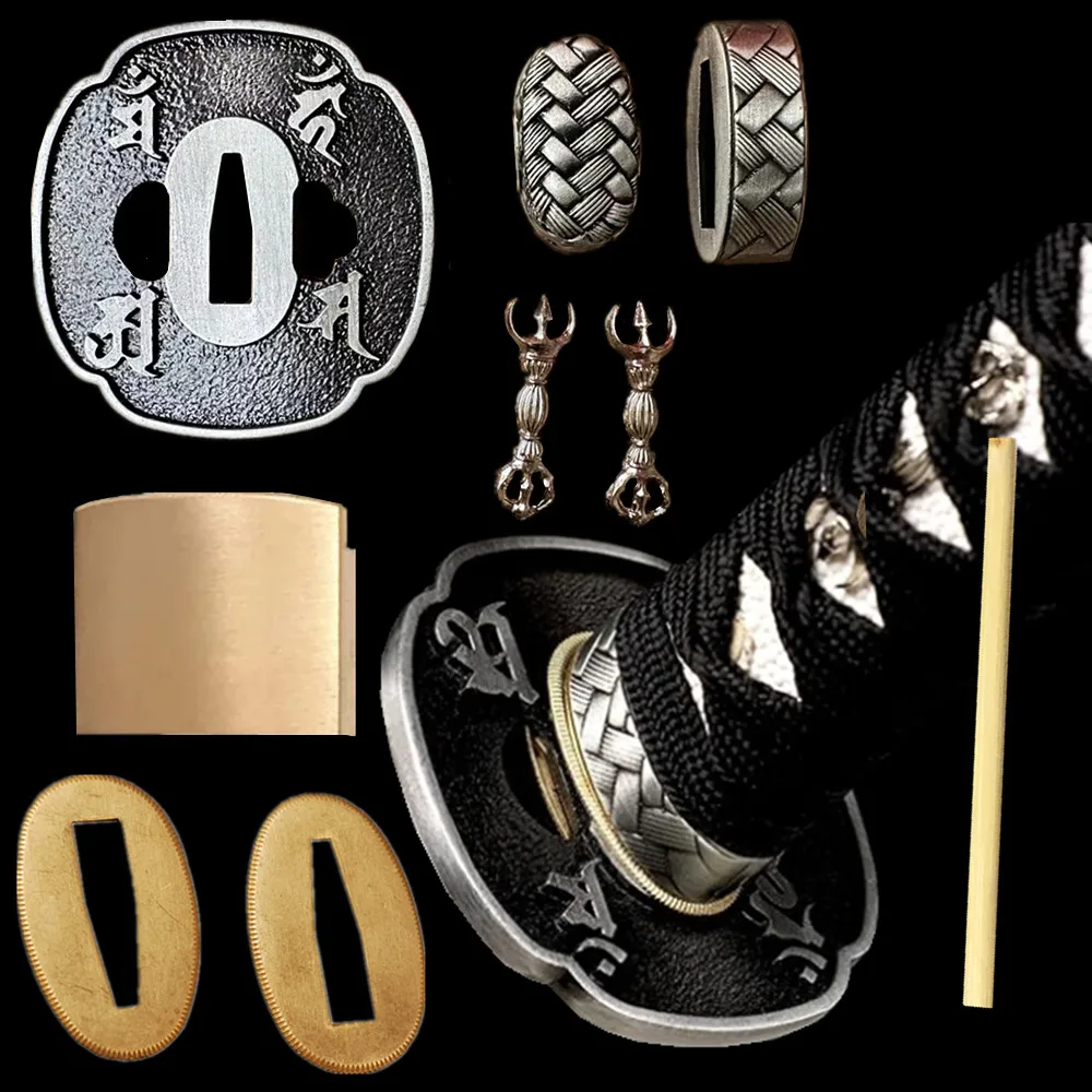 Набор ножей 26 см из сплава Tsuba для японского самурайского меча