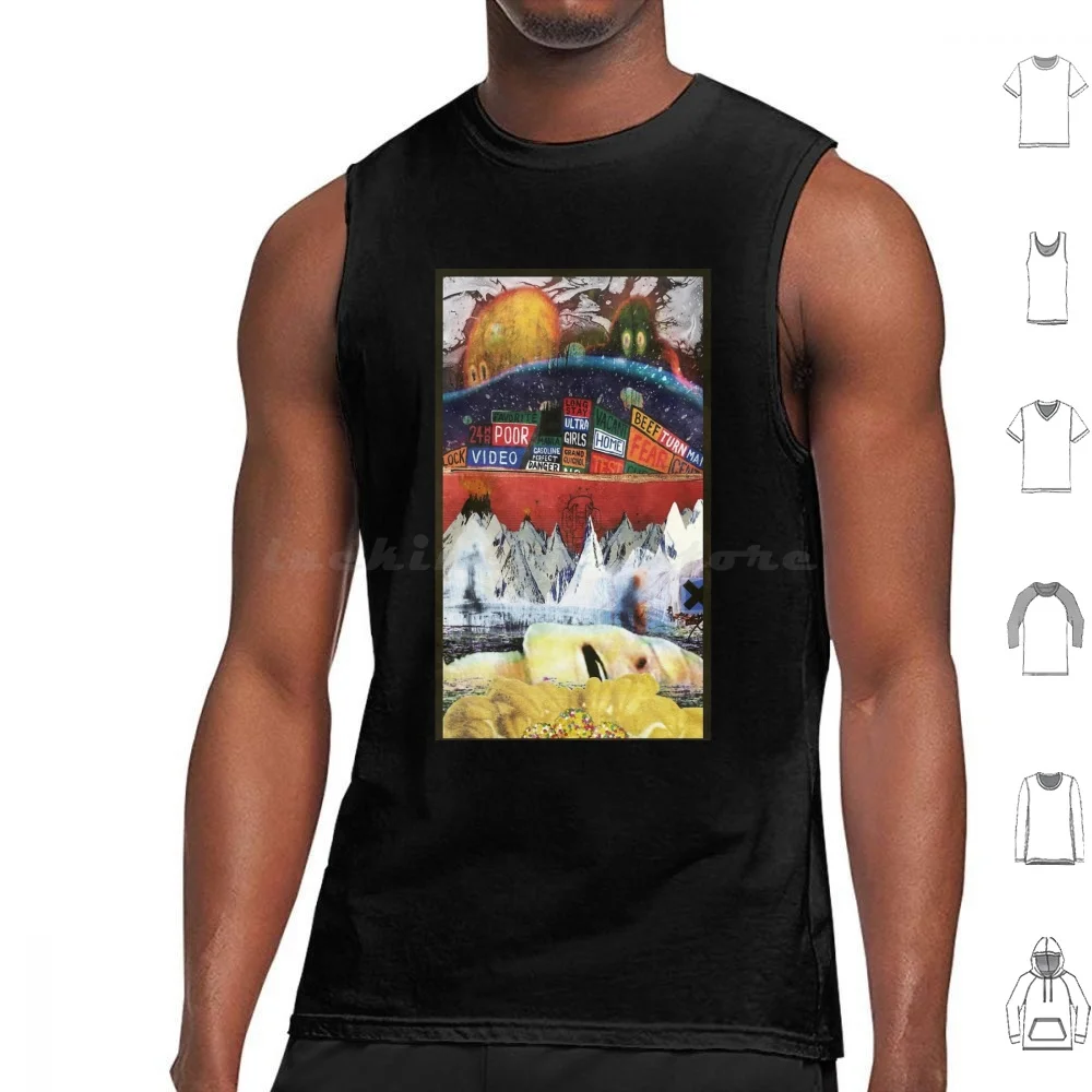 

Майки радио-головки, хлопок, с принтом, для музыки