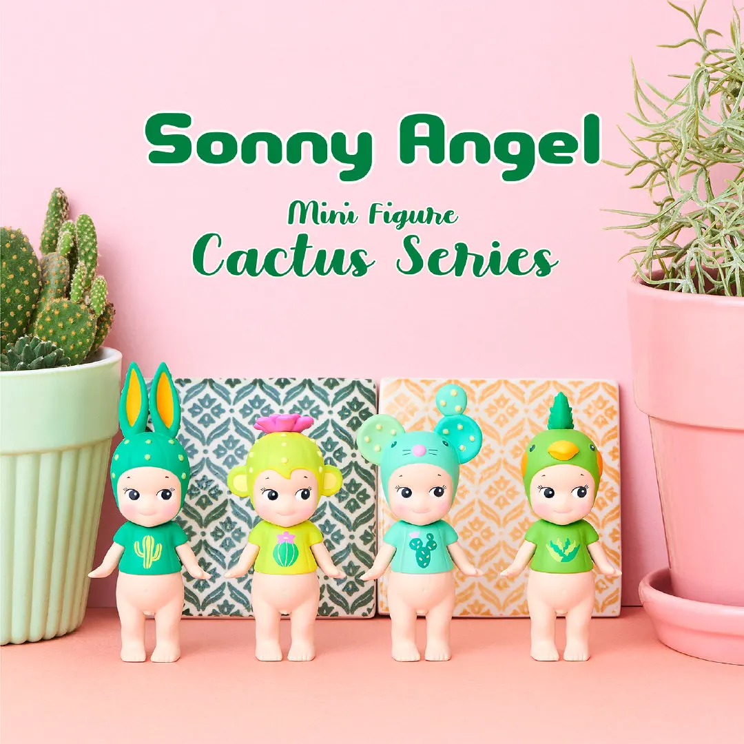 

Коллекция Sonny Angel 2020 с изображением кактуса, загадочная сумка, кавайная аниме экшн-фигурка, игрушки и хобби, детские куклы, подарок на день рождения для девочек