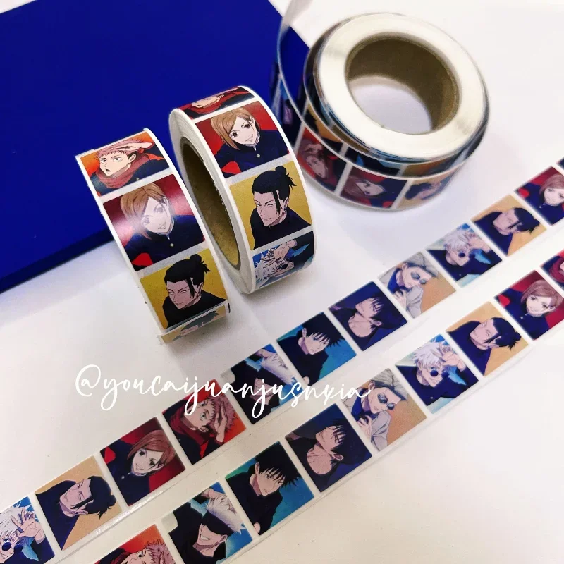 500 шт. Itadori Yuji Fujiwara Erina Gojo Satoru популярные аниме украшения наклейки для скейтборда