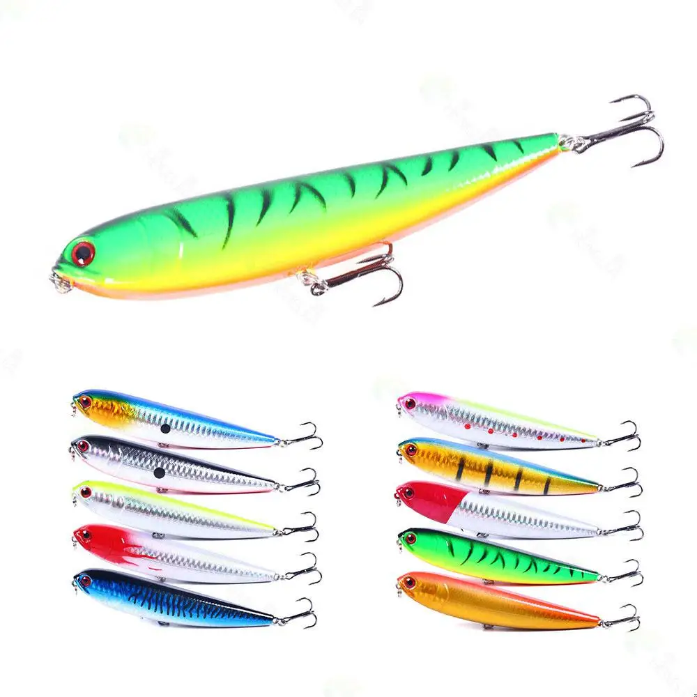 

Lure Fishing Bait Pencil 11.5cm Floating Water 21g Fake Fish Accessories Artificial Goods Equipment Lures 2022 New Items Sea Set