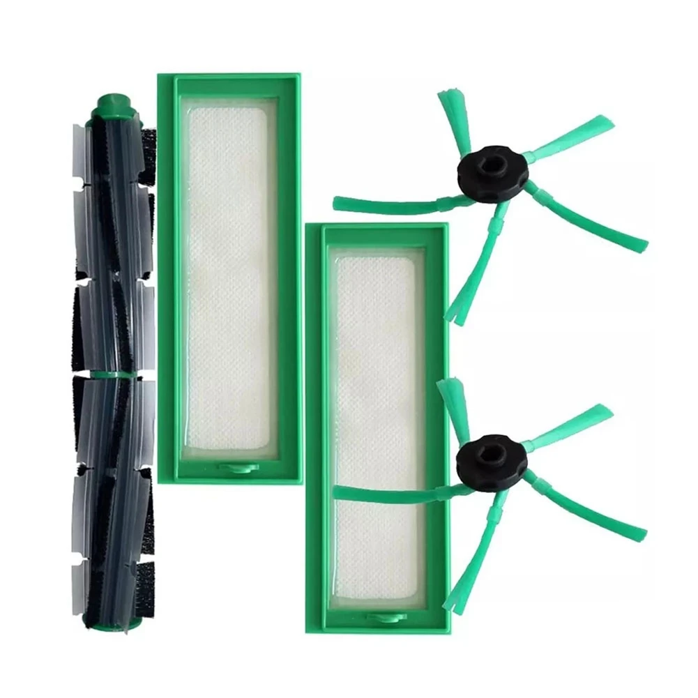 

Replacement Parts Kit for Vorwerk VR200 VR300 Vacuum Cleaner Spare Parts Main Roller Brush Spin Brush and Hepa Filter