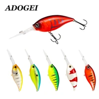 75mm 22g crankbait fishing lure swing deep dive swim saltwater lures floating bass catfish isca artificial pesca whopper plopper