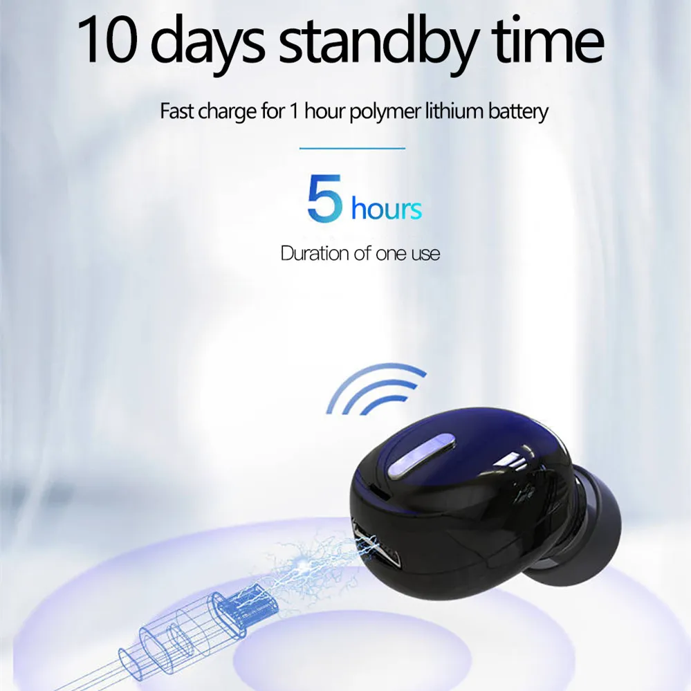 Беспроводные наушники с микрофоном для всех смартфонов спортивные Hands-free Bluetooth и |