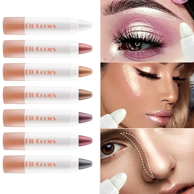 

Перламутровая ручка для теней Silkworm, стойкая водонепроницаемая и не Цветущая блестящая перламутровая гелевая ручка, 7 цветов, ручка для тене...