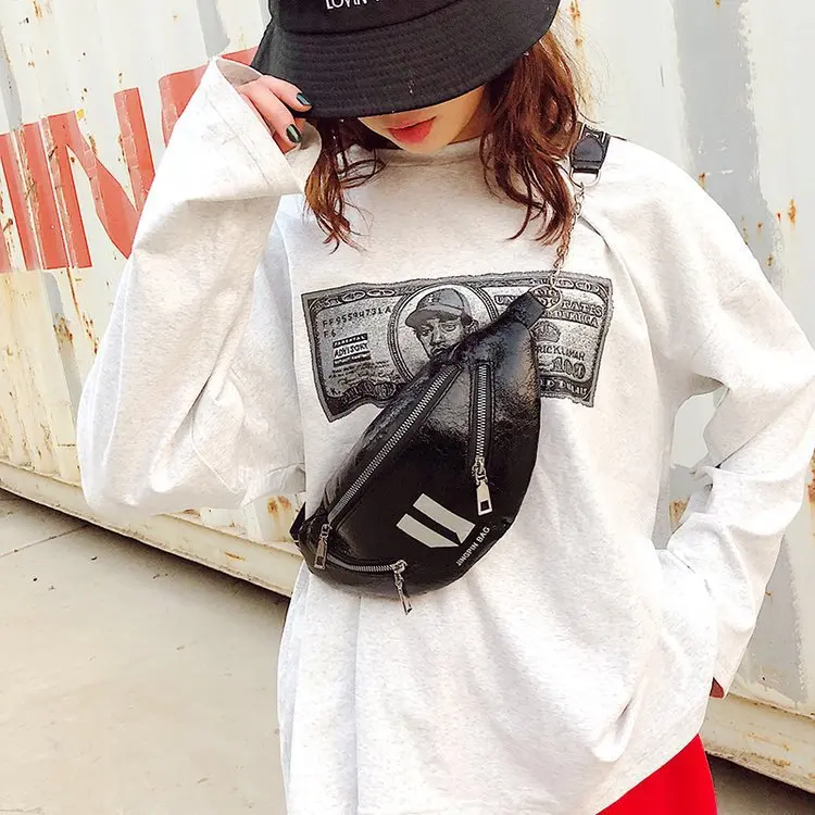 

Women Shoulder Bags PU Satchel 2021 New Student Simple Chest Bag Fashion Waist Bag Female Chest Bag Luxury Designer