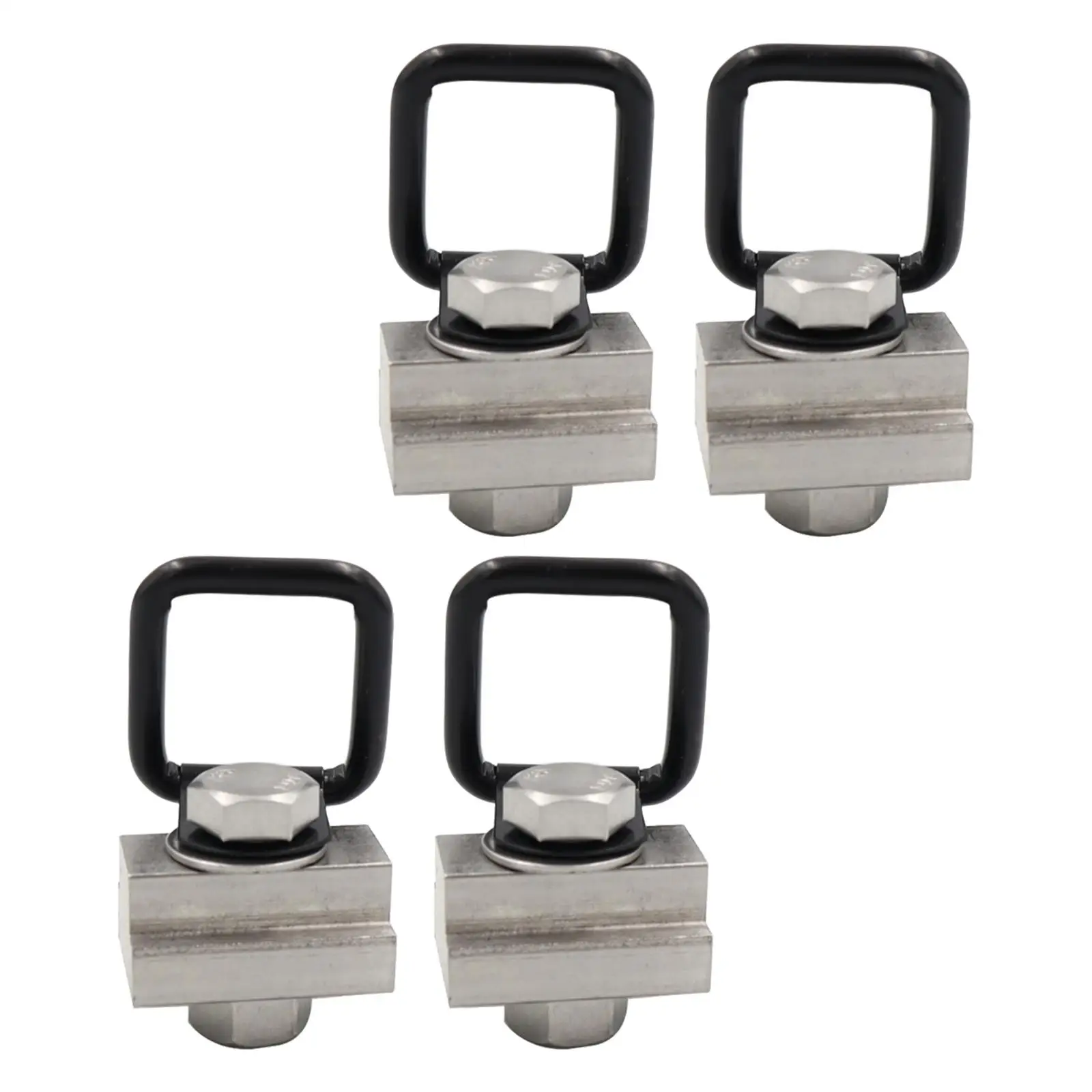 

4 Pieces Car Bed Rail T Slot Nuts Kit Fits 3/8" Screw for Toyota for tacoma