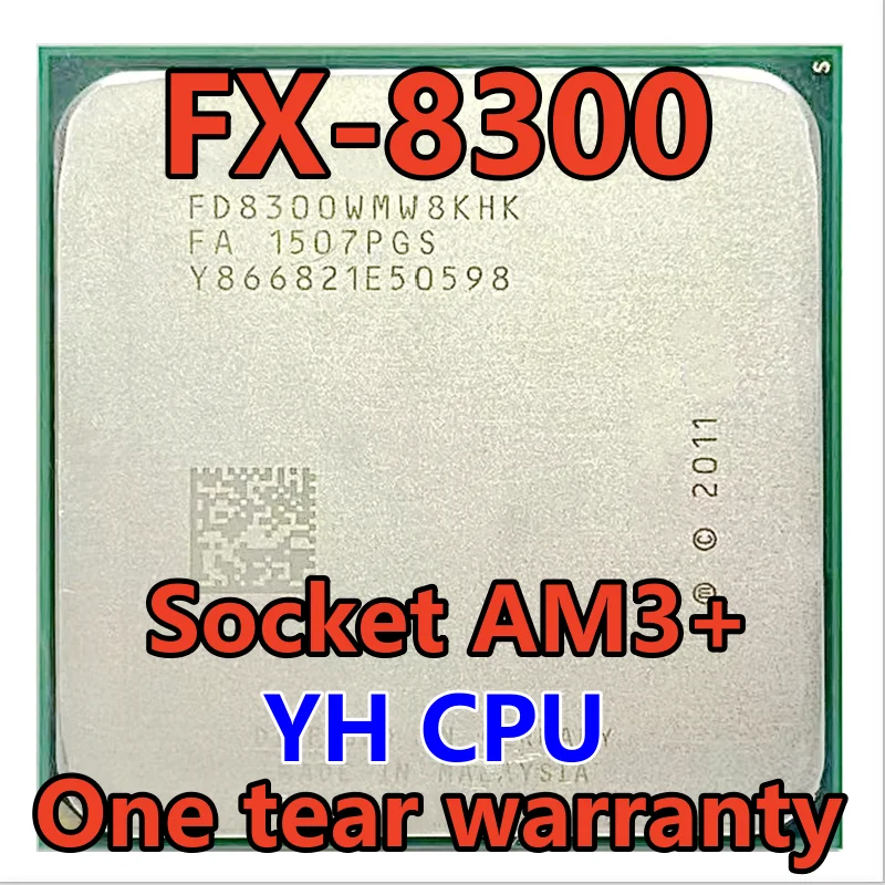 FX-8300 FX 8300 FX8300 FD8300WMW8KHK 3,3 ГГц Восьмиядерный процессор 8M Разъем AM3 + ЦП 95 Вт