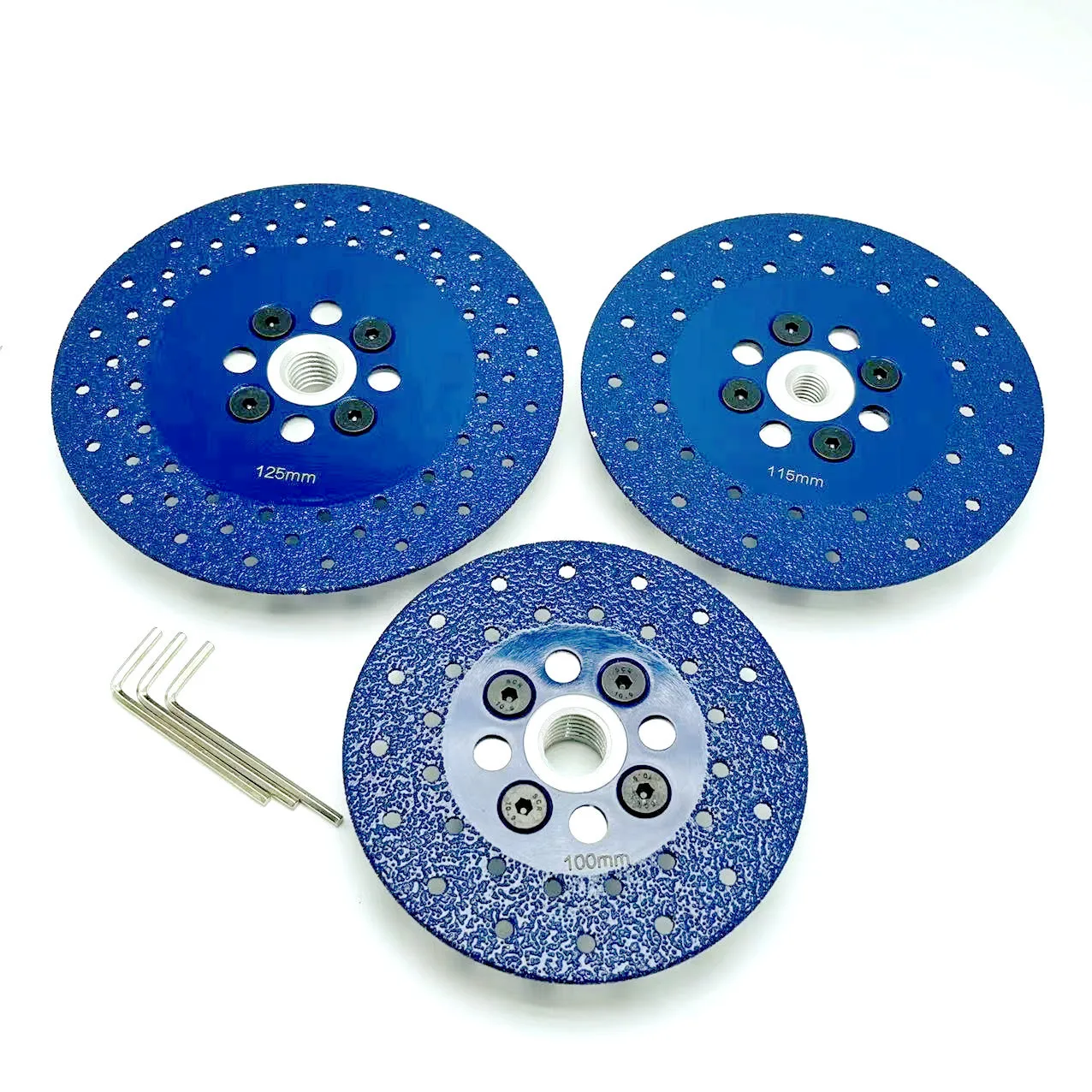 

100/115/125mm M14 Thread Shank Vacuum Brazed Diamond Grinding Disc For Angle Grinder Cutting Wheel Saw Blade For Ceramic Tile