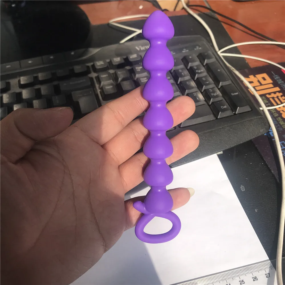 Массаж простаты товары для секса силиконовая Анальная пробка секс-игрушка