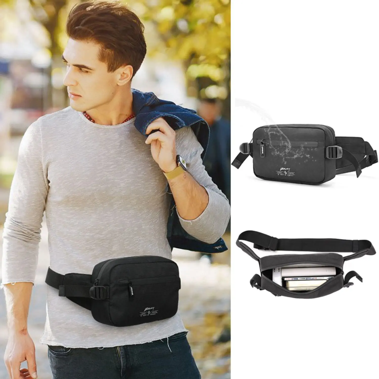 Легкая спортивная сумка BE SMART забавная поясная сумочка через плечо для спортзала