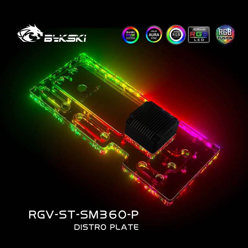 Размерная пластина Bykski RGV-ST-SM360-P для корпуса компьютера Segotep 360 акриловый