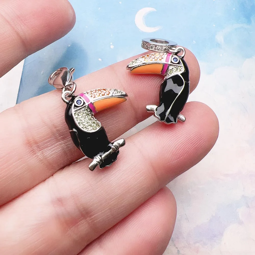 Красочные Подвески Touca в европейском стиле из чистого серебра 925 пробы милые