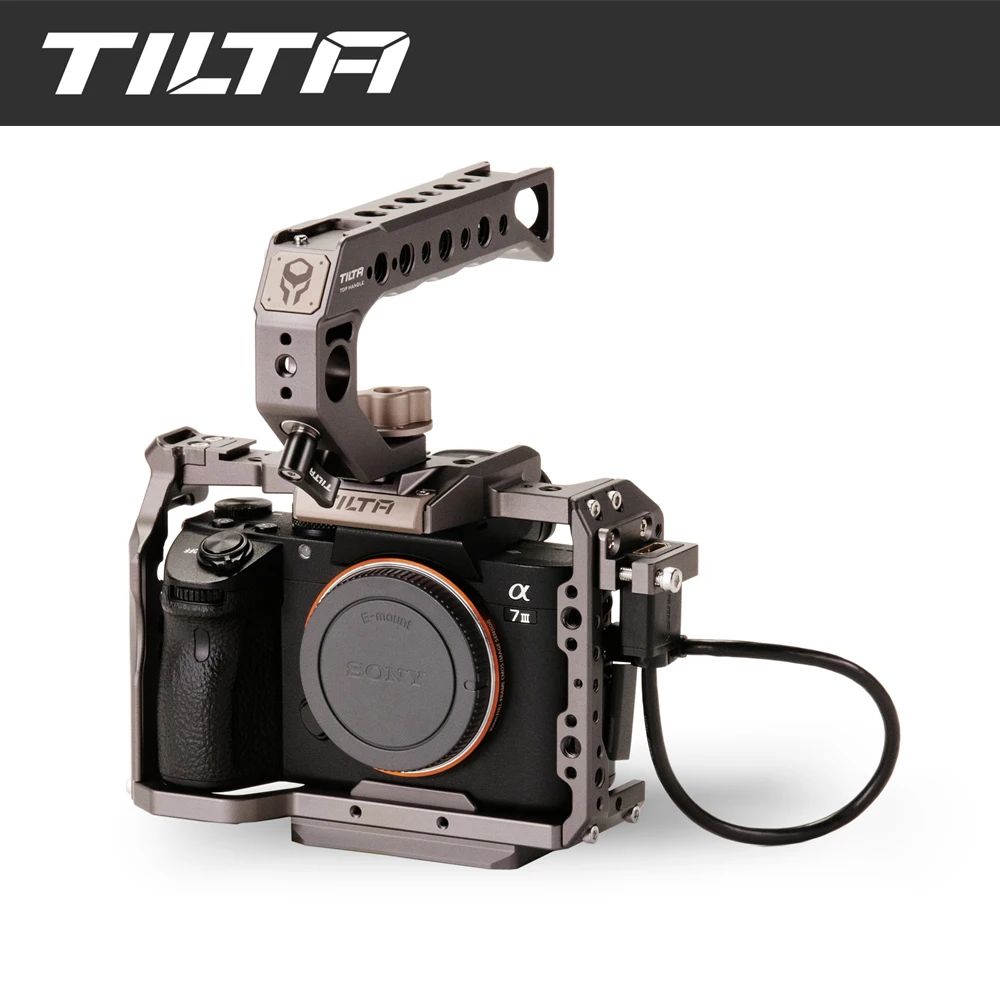 

TILTA TA-T17-FCC-G Full Camera Cage for Sony A7 / A9 Series Kit A/B/C DSLR Camera Rig Tilta Gray