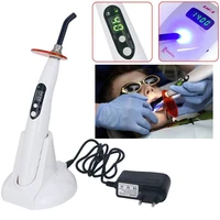 russian stock free shipping new dental wireless curing light dentist cordless led b curing lamp output intensity 1200 1400mwcm2
