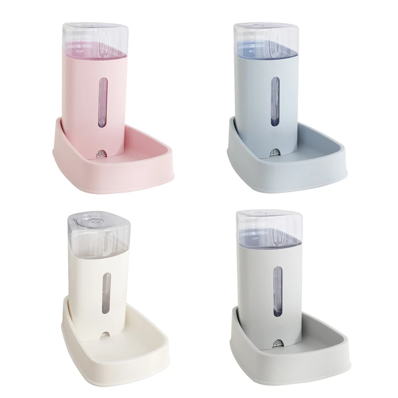 

R7RC Elegant Automatic Food and Water Dispenser Gravity Fed Food Bowl for Dog Pet