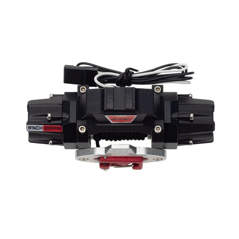 

RC Car Dual Motor Metal Winch Large Load Capacity Winch With CH3 Cable For 1/10 RC Crawler Car Axial SCX10 Traxxas TRX4