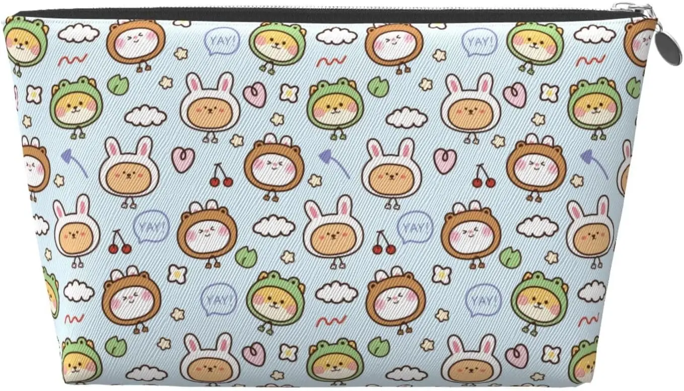 Милые животные косметичка для лица женские дорожные туалетные принадлежности