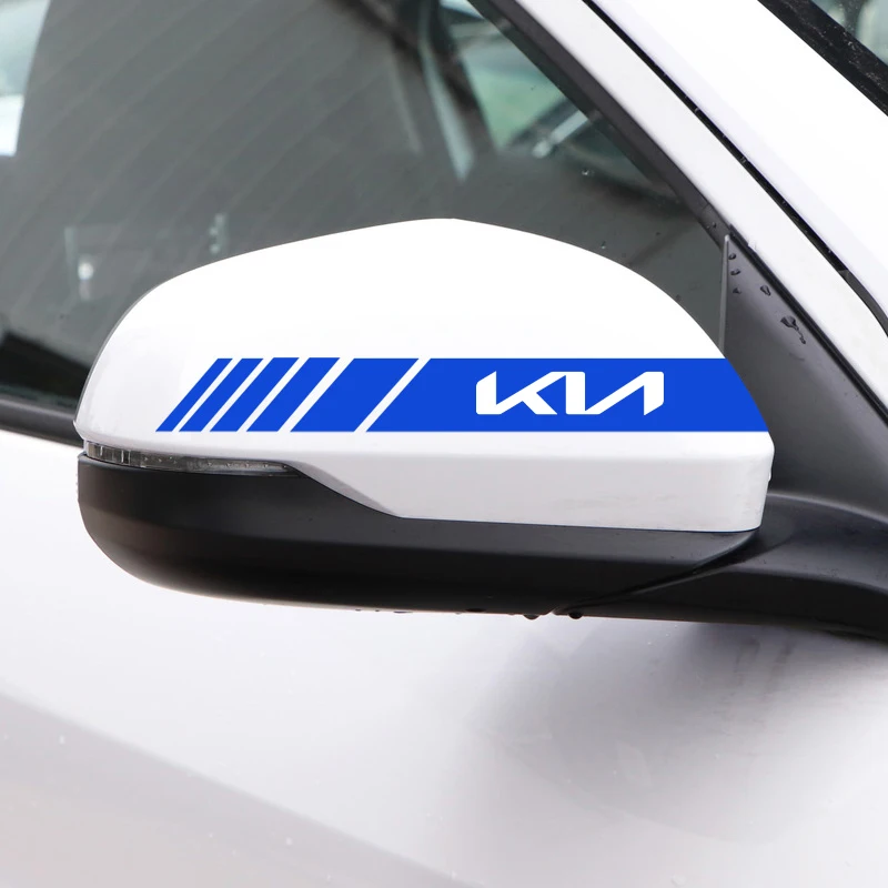 2 шт. виниловые наклейки на зеркало заднего вида для KIA Ceed Forte K9 Optoma Picanto Rio Sorento Soul