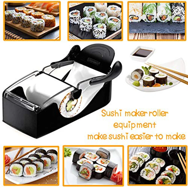 Kitchen Supplies Sushi Maker Machine Japanese Rice Ball Mold DIY Sushi Maker Roller Non-stick Vegetable Meat Rolling Tool