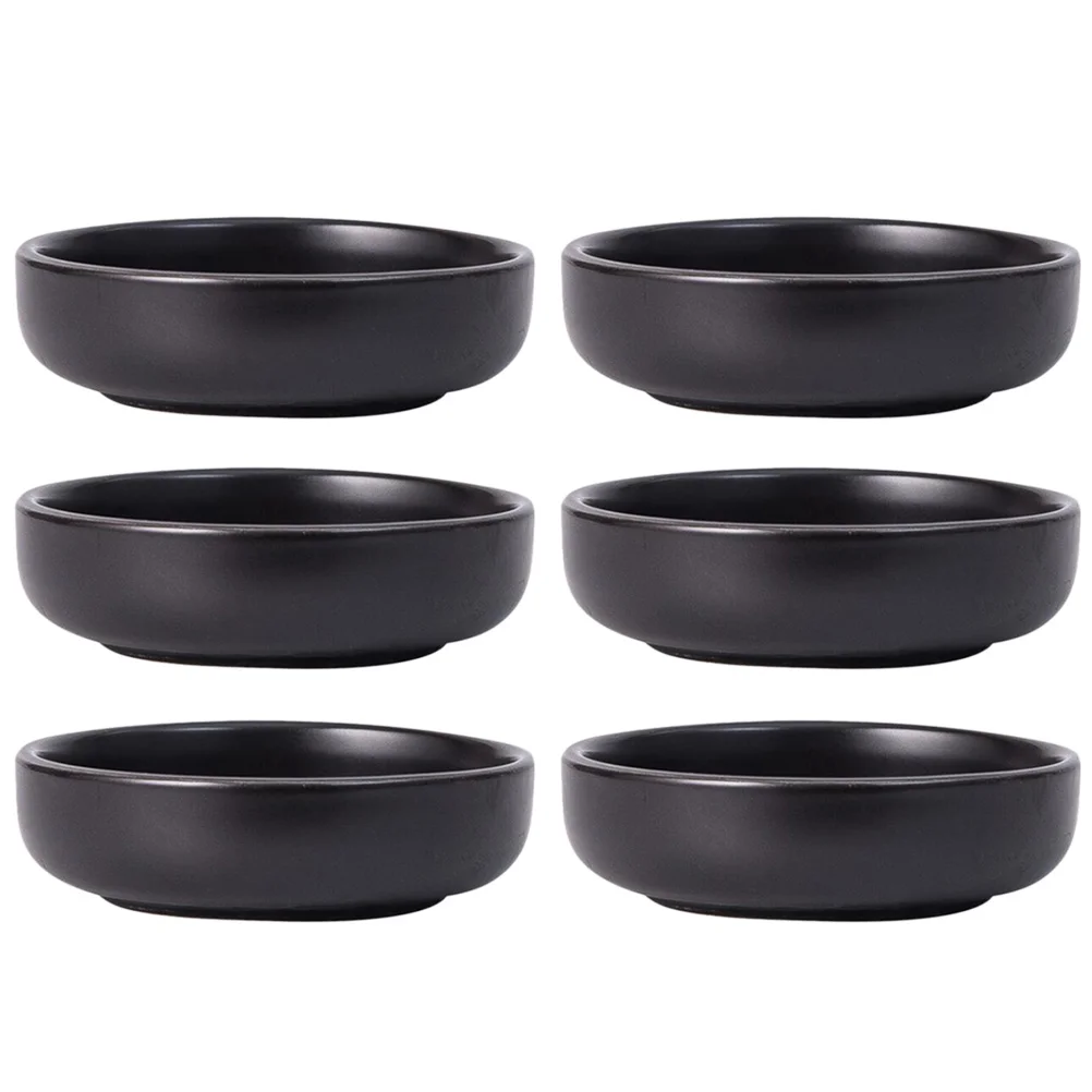 

Sauce Dish Dishes Soy Dipping Bowls Ceramic Seasoning Plate Mini Sushi Japanese Side Bowl Serving Appetizer Porcelain Set Round