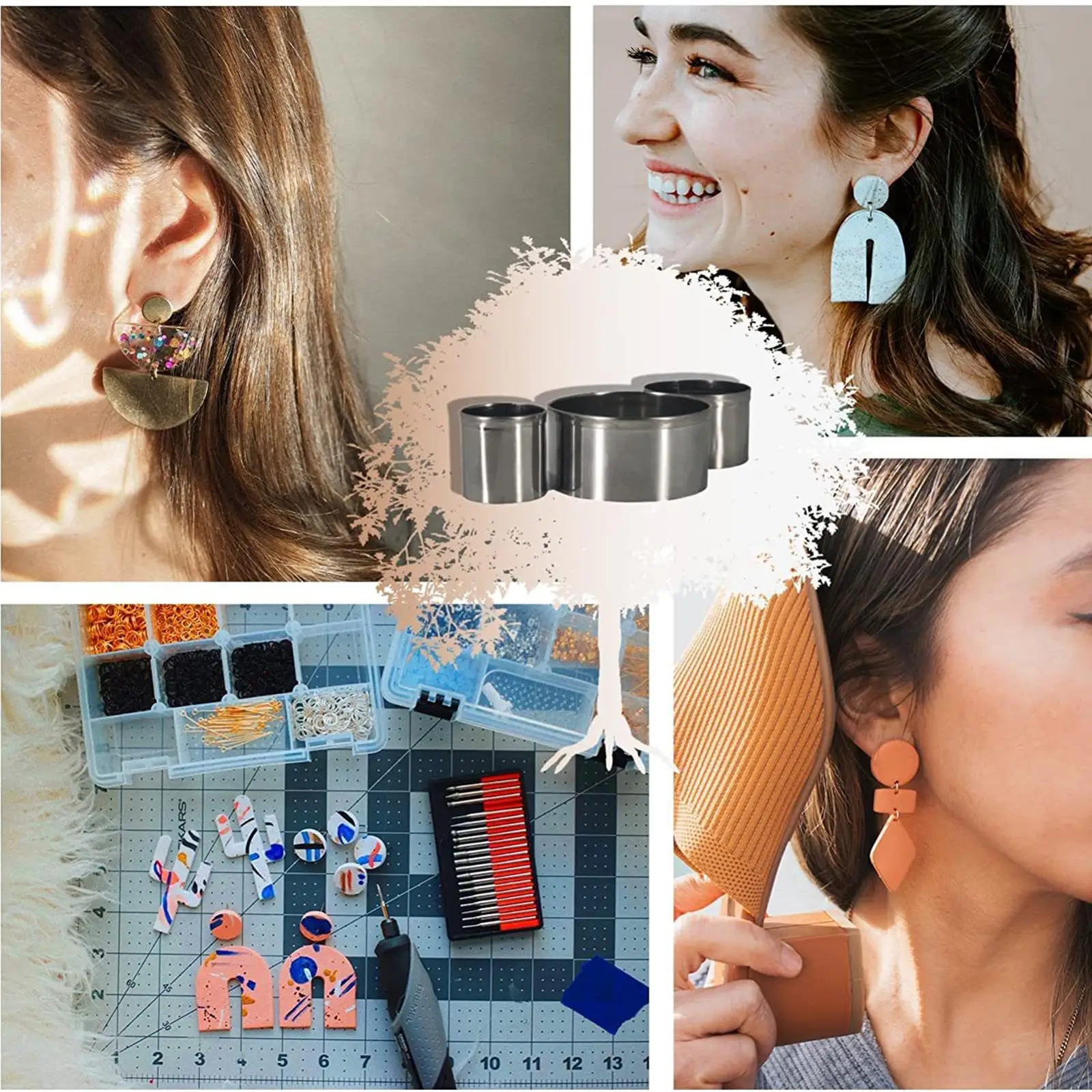 

Полимерные глиняные Резы 24x из нержавеющей стали, инструменты для скульптурирования подвесок