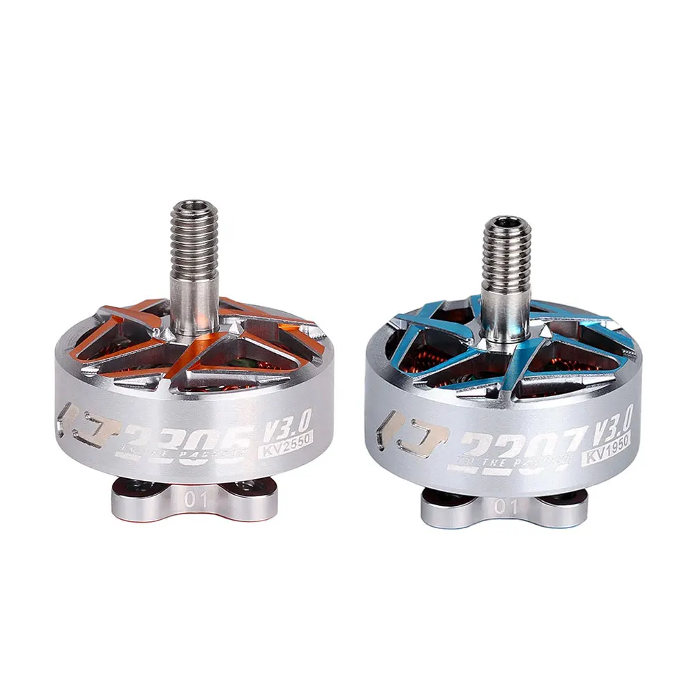 T-MOTOR P2207 P2306 V3 Pacer 6S KV1750 KV1950 KV2080 4S KV2550 Бесщеточный двигатель для RC FPV Фристайл Racing Drones