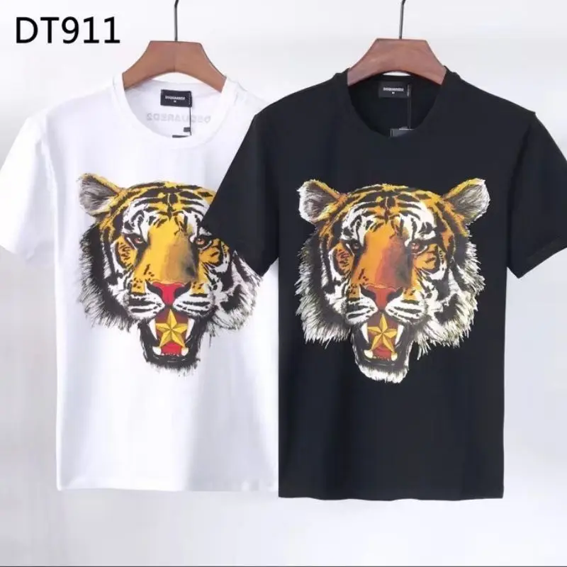 

DSQUARED2 Men's Letter Short Sleeve T-Shirt Top DT911