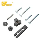 Деревообрабатывающая гайка M6, Т-образный винт, самоблокирующийся винт, ползунок, перьевая доска, удерживающее кольцо, шайбы для фрезерного стола, пилы