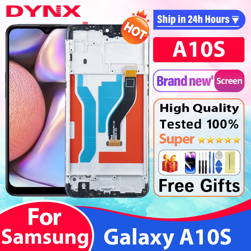 6.2" For Samsung A10s lcd A107/DS A107F A107FD A107M Display Touch Screen Digitizer Assembly Replacement With Frame
