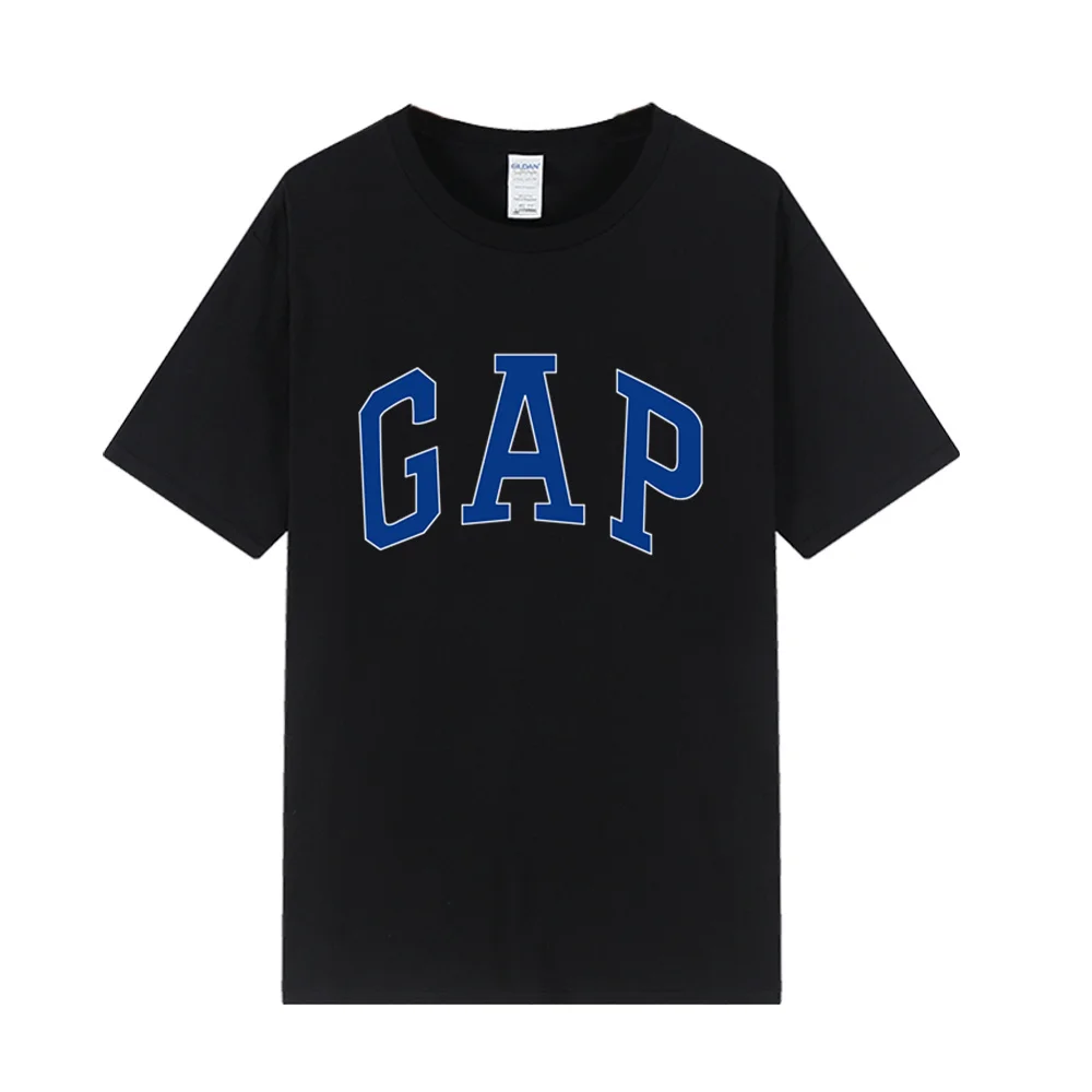 

2022 Summer Fashion Brand Men's Printed T-Shirt GAP Street Hip Hop Men's T-Shirt Comfortable Breathable Casual Sports T-Shirt