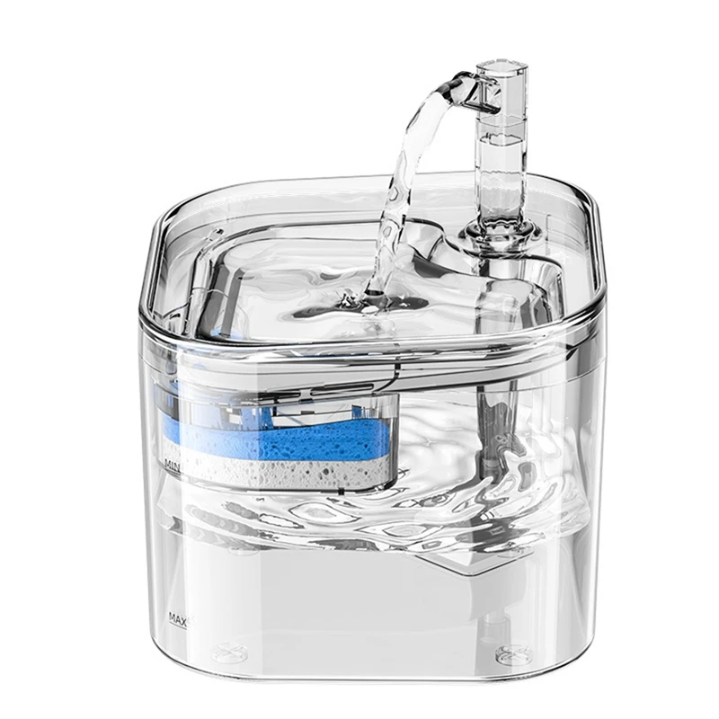 

2.2L Cat Water Fountain Filter Automatic Sensor Drinker For Cats Feeder Pet Water Dispenser Auto Drinking