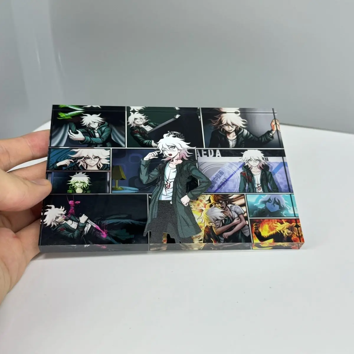 Аниме игра Danganronpa Nagito Komaeda косплей стоячий знак орнамент аксессуары акриловая