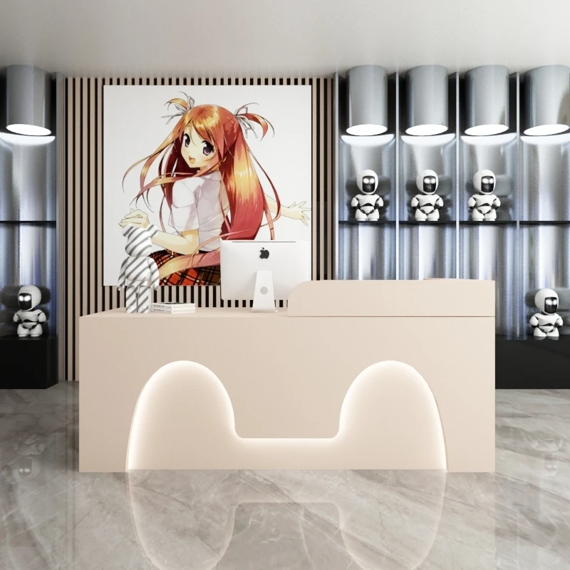 Ресторан Простые стойки регистрации Дизайн Дисплей Украшения Хранение Офисный