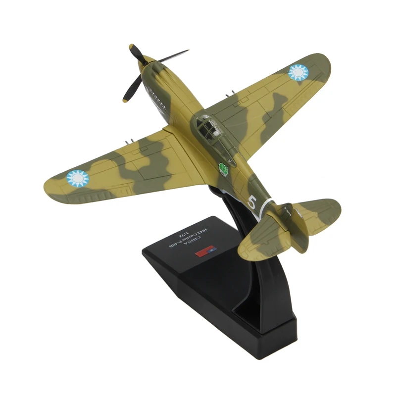 

1/72 Scale World War LI American P40 Flying Tigers Fighter Aircraft Die-Cast Toy Airplane Model For Collectible Gift