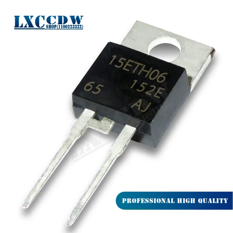 

5 шт TO220-2 15ETH06 15ETH06FPPBF 15ETH06FP TO220 ISL9R3060P2 R3060P2 ISL9R3060 600V 30A RURP1560 BYC10-600 BYC10 BYC10-600B