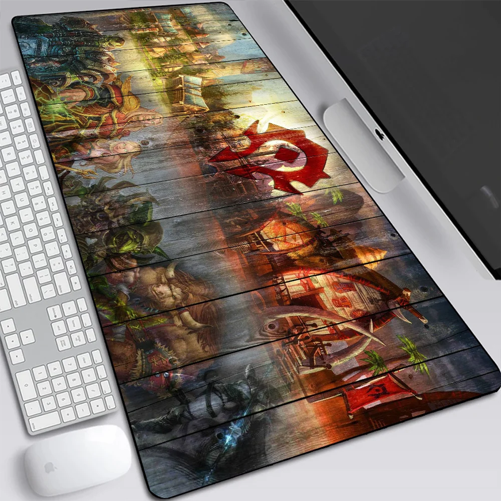 Фото Большой игровой коврик для мыши World of Warcraft Horde, компьютерный коврик для мыши для ноутбука, коврик для клавиатуры, Настольный коврик для ПК, геймерский коврик для мыши, офисный коврик №4