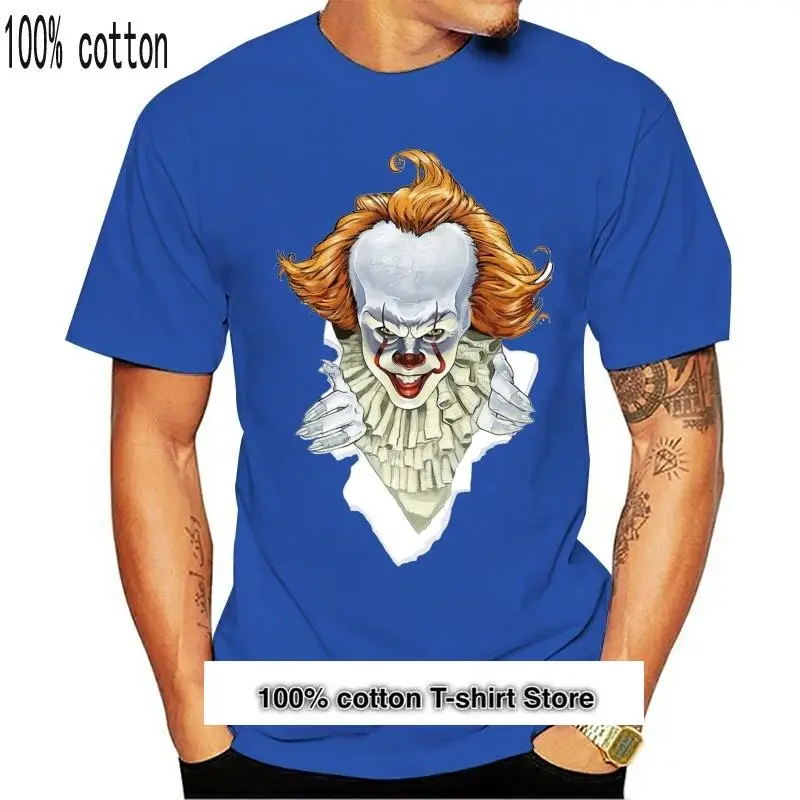 

Camiseta de Pennywise Bursting Out, camisa inspirada en película de payaso de Stephen King It Ballon F09 014189