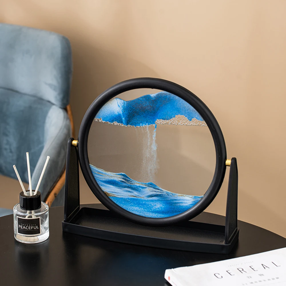 

Креативные аксессуары для украшения дома, движущиеся изображения песка, глубоководные пески, рамка для картин, динамический дисплей, рама с...