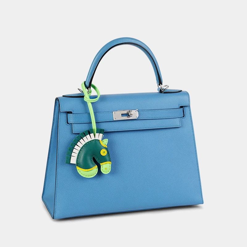 H home Geegee Cammail pendant horse head pendant handmade leather bag pendant female rearview mirror pendant male