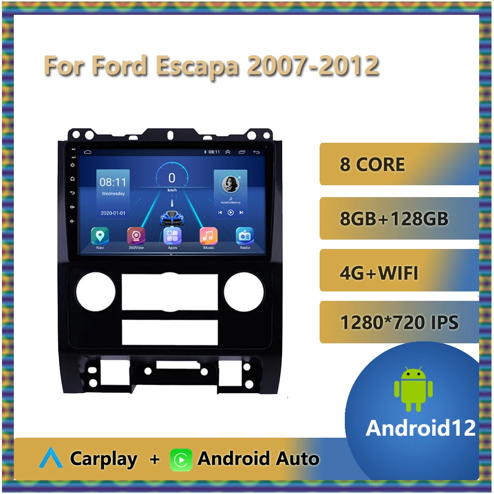 ΠΠ²ΡΠΎΠΌΠ°Π³Π½ΠΈΡΠΎΠ»Π° 2DIN Π½Π° Android 12 Π΄Π»Ρ Ford Escape 2007-2012, ΠΌΡΠ»ΡΡΠΈΠΌΠ΅Π΄ΠΈΠΉΠ½ΡΠΉ Π²ΠΈΠ΄Π΅ΠΎΠΏΠ»Π΅Π΅Ρ Π΄Π»Ρ Carplay, ΠΠ²ΡΠΎΡΠ°Π΄ΠΈΠΎ Ρ Π½Π°Π²ΠΈΠ³Π°ΡΠΈΠ΅ΠΉ, GPS, Wi-Fi, 4G, Π±Π΅Π· DVD, BT ΠΠ²ΡΠΎΠΌΠ°Π³Π½ΠΈΡΠΎΠ»Π° 2DIN Π½Π° Android 12 Π΄Π»Ρ Ford Escape 2007-2012, ΠΌΡΠ»ΡΡΠΈΠΌΠ΅Π΄ΠΈΠΉΠ½ΡΠΉ Π²ΠΈΠ΄Π΅ΠΎΠΏΠ»Π΅Π΅Ρ Π΄Π»Ρ Carplay, ΠΠ²ΡΠΎΡΠ°Π΄ΠΈΠΎ Ρ Π½Π°Π²ΠΈΠ³Π°ΡΠΈΠ΅ΠΉ, GPS, Wi-Fi, 4G, Π±Π΅Π· DVD, BT
