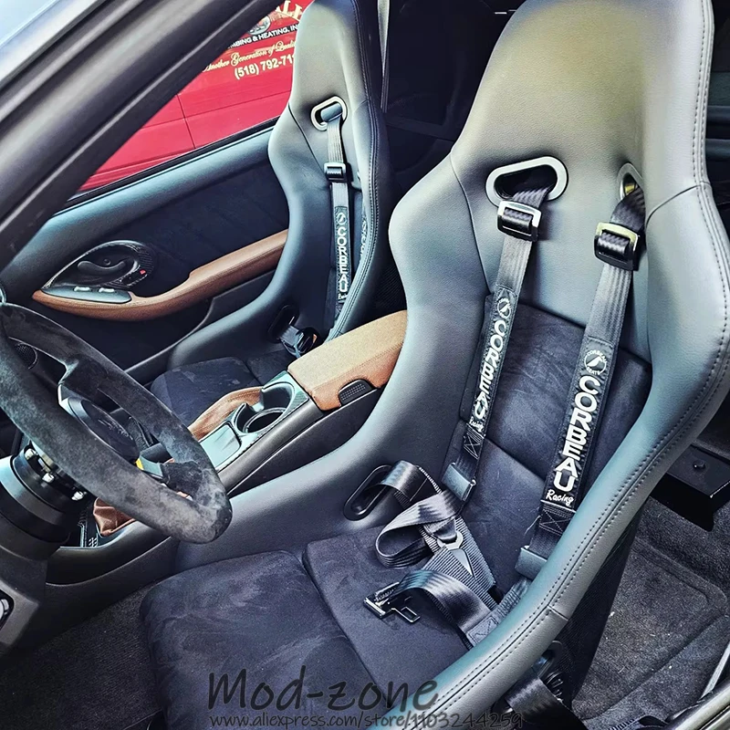 Легкое сиденье Monster из углеродного волокна стекловолокна искусственной кожи