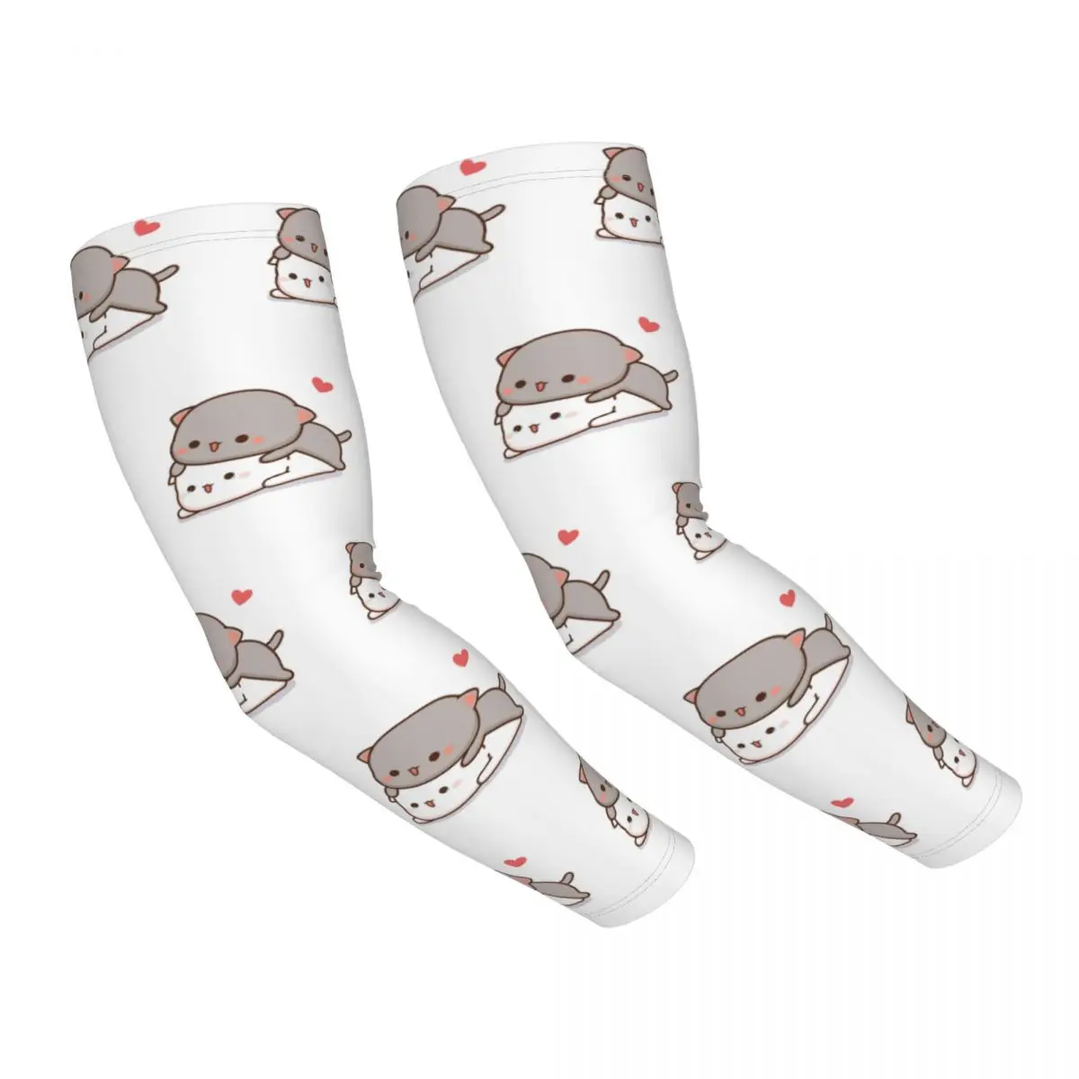 

Персик и Гома, кошка мочи, слезы, рукоятка, искусственная Защита от УФ-лучей для мужчин и женщин, прикрытие для татуировок, Спортивная компрессионная езда на велосипеде